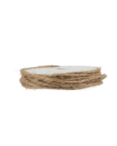 REDMAN RIBBON BURLAP TRIM NEUTRAL 2MMX25M - Carton