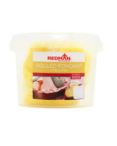 REDMAN ROLLED FONDANT YELLOW REDMAN - Carton