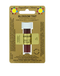 Sugarflair Col Tint Dust Pwd - Burgundy D118 - Carton
