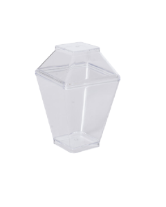 SKC CUP DESSERT W/COVR SQUARE 110ML - Carton