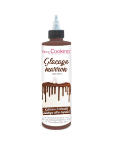 SCRAPCOOKING GLAZE CHOC FLAVOUR BROWN - Carton