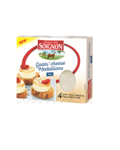 Soignon Cheese Goat Medaillons - Carton