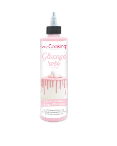 SCRAPCOOKING GLAZE CHOC FLAVOUR PINK - Carton