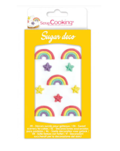 SCRAPCOOKING ICING DECOR RAINBOW - Carton