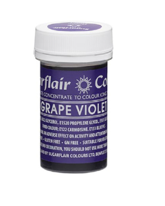 Sugarflair Concen Paste Col - Grape Violet A123 - Carton