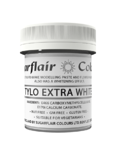 SUGARFLAIR GUM POWDER TYLO EXTRA WHITE - Carton