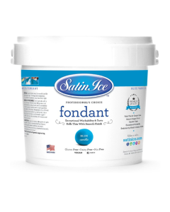 SATIN ICE ROLLED FONDANT BLUE(H) - Carton
