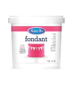 SATIN ICE ROLLED FONDANT PINK(H) - Carton