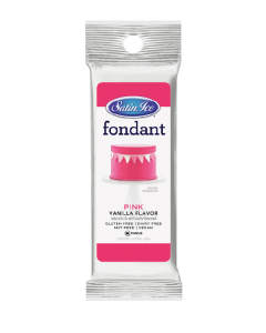 SATIN ICE ROLLED FONDANT PINK(H) - Carton