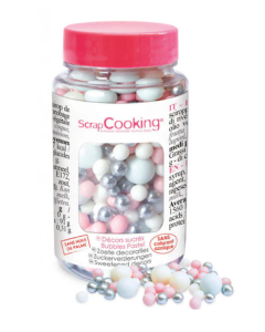 SCRAPCOOKING SPRINKLES BUBBLES PASTEL - Carton