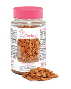 SCRAPCOOKING SPRINKLES STAR GOLD - Carton