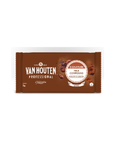 Van Houten Professional Choc Compound Milk Blk Vhp - Carton