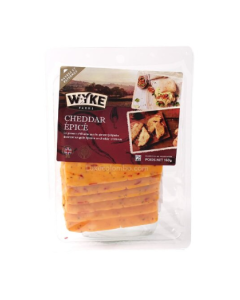 Wyke Farms Cheddar Bbq Slice - Carton