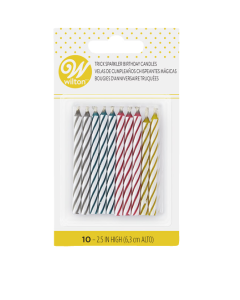 WILTON CANDLE "TRICK" ASSORTED CLR - Carton