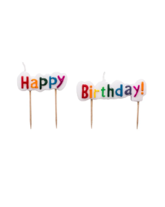 REDMAN CANDLE TOOTHPICK HAPPY BIRTHDAY - Carton