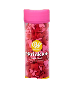 WILTON SPRINKLES JUMBO HEARTS 710-032 - Carton