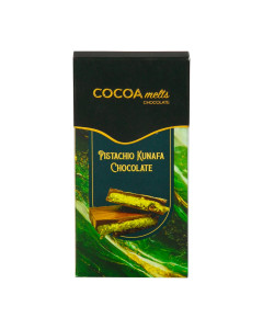 Cocoa Melts Pistachios Kunafa Milk Chocolate 160g-Carton
