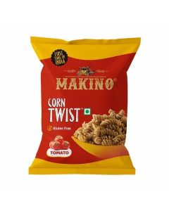 Makino Corn Twist Tomato 150g-Carton