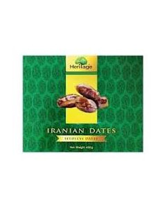 Heritage Seedless Dates 400g-Carton