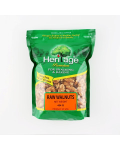 Heritage Raw Walnuts 454g-Carton