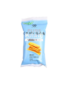 Koikeya Okhotsk Sea Salt & Rock Salt Flavor 52g-Carton