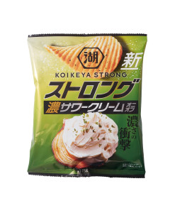 Koikeya Pure Japanese Potato Chips Sour Cream Onion Flavor 52g-Carton