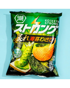 Koikeya Pure Potato Chips Strong Seaweed Zanmai 52g-Carton