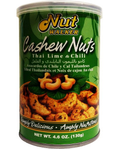 Nut Walker Thai Lime And Chili Cashew Nuts 130g-Carton