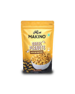 Makino Roasted Peanuts Garlic 100g-Carton