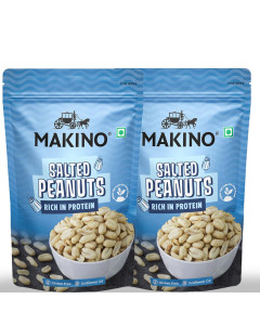 Makino Roasted Peanuts Salted 100g-Carton