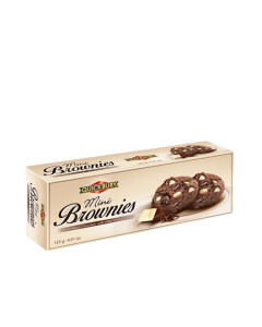 Quickbury Mini Brownies Chocolate and Hazelnut 125g-Carton