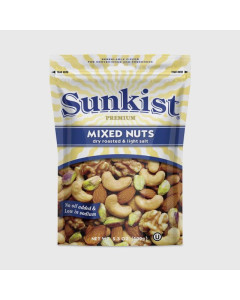 Sunkist Premium Mixed Nuts Dry Roasted And Light Salted 150g-Carton