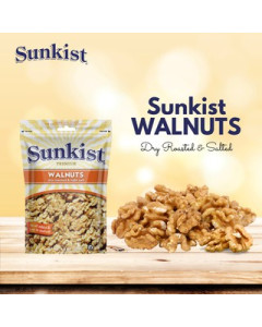 Sunkist Premium Walnuts Dry Roasted And Light Salted 120g-Carton