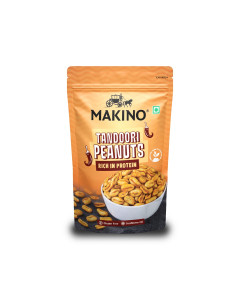 Makino Tandoori Roasted Peanuts 100g-Carton