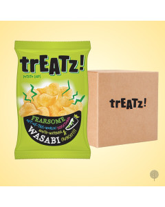 TREATZ! POTATO CHIPS –WASABI 150G 12 PACKETS-Carton