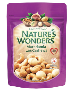 NATURE’S WONDERCASHEW & MACADAMIA MIX150G 60 PACKETS-Carton