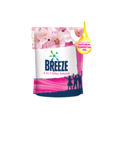 Breeze Liq 2In1 Silky Sakura Ref - Carton