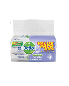 DETTOL ANTI BACTERIAL SENSITIVE WET WIPES VALUE PACK - Carton
