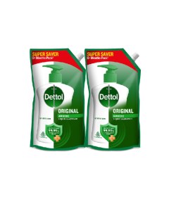 DETTOL ORIGINAL LIQUID HAND WASH REFILL POUCH TWIN PACK - Carton