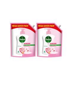 DETTOL SKINCARE LIQUID HAND WASH REFILL POUCH TWIN PACK - Carton