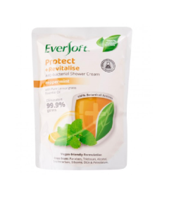 EVERSOFT ANTI-BACTERIAL SHOWER - PROTECT & REVITALISE (PEPPERMINT) REFILL - Carton