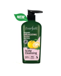EVERSOFT ORGANIC ENERGIZING YUZU SHAMPOO (SCALP CLEANSING) - Carton