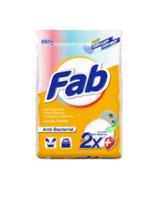 FAB LAUNDRY POWDER ANTI-BACTERIA YELLOW  - Carton