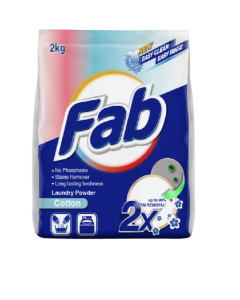FAB LAUNDRY POWDER COTTON BLUE  - Carton