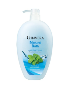 GINVERA NATURAL BATH ANTI BACTERIAL SHOWER FOAM - Carton