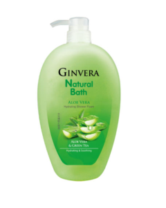 GINVERA NATURAL BATH ALOE VERA SHOWER FOAM - Carton
