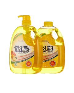 MAMA LEMON DISHWASHING LIQUID & REFILL - GOLD - Carton