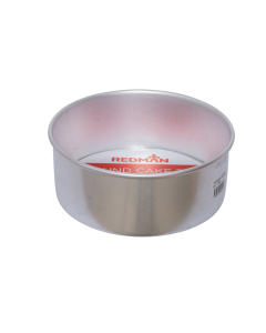 REDMAN TIN ROUND ALUM ANODIZED LOOSE BASE 7"X3" - Carton