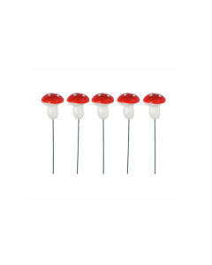 REDMAN X'MAS MUSHROOM PLASTIC 5PC REDMAN - Carton