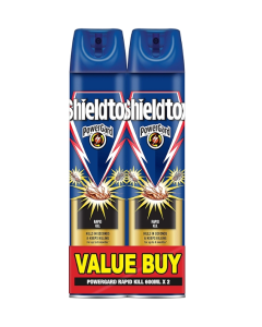 SHIELDTOX ALL INSECT KILLER TWIN PACK - Carton